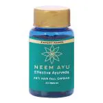 Neem Ayu Anti Hair Fall Ayurvedic Capsule | Contains Bhringraja,Brahmi, Ashwagandha and Kalmegha| Helps in reduce Hair Fall and Grow Hair| 60 N