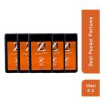Z Men's Zest Deo, 18ml X 5, Citrusy & Fresh Fragrance, Luxury deodorants, Prevents Odor, Refreshing Premium Aromatic Long lasting Perfume, Body Spray for Party, Office, Date (Pack of 5)