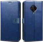 BINTAGE Flip Cover for Vivo S1Pro -Vivo 1920 (Blue, Dual Protection, Pack of: 1)
