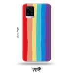Tweakymod Printed Rainbow Colour Back Cover for VIVO V20