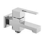 Thoisewelt Silver Brass 2 In 1 Faucet Hand Shower Long Body Jet Spray Connector