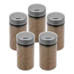 Anant Enterprise Classic Salt and Pepper Shaker Set for Dining Table Adjustable Coarseness Spice Dispensers for Home Kitchen Essentials Salt and Pepper Container