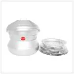 Mr.Cheff Aluminium Idli Makers Steamer 4 Plate With 16 Idlies Standard Idli Maker (MINOR SCRATCHES TO BE EXPECTED)