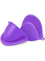 SHOPARAM Silicone Heat Resistant Cooking Pinch Mitts, Silicone Mini Oven Mitts Gloves, Microwave Oven Hand Gloves, Baking Oven Gloves, Cooking Pinch Grips, Kitchen Heat Resistant Solution 2pcs