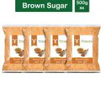 Trinetra Brown Sugar 2 kg (500g X 4 Pack)