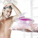 Adoniz Hair Scalp Massager Shampoo Brush with Soft Silicone Bristles, Anti Dandruff, Exfoliating with Scalp Care (Purple)