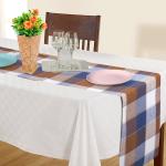 Faburaa Table Runner for Centre Table, Cotton Table Runner for 6 Seater Dining Table (D05, 12x72 Inch)