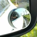 Blind Spot Mirror Round Wide Angle Adjustable 360 Rotate Small Round Convex Rear View Mirror(2PCS)