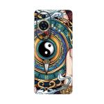 Toppings Printed Matte finish Vinyl Skin Sticker (This is not Back Case Covers) Scratch Less for Mobile Back and Camera lens for Oppo A18 Design F05 -MT