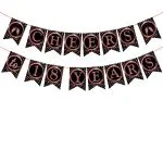 Zyozique 18th Birthday Decorations Banner | Cheers to 18 Years Anniversary Party
