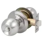 Plantex Door Locks for Bathroom/Cylindrical Lock Set/Door Lock Without Key for Bedroom/Laundry Room Matt