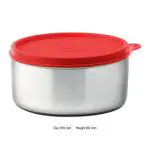 Carry Red Stainless Steel Big Container 2 Pc
