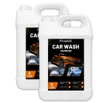 Fivanta Car wash shampoo Liquid 10 Liter Orange | Removes Tough Stains, Cleans and Shines Cars, Bike, Motorbikes, Motorcycle | Safe on painted