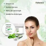 Naturacy De-tan Cream for Face, Neck & Hands Tan Removal & Skin Brightening (100 g)