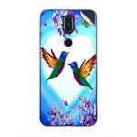 GADGETSWRAP Printed Vinyl Skin Sticker for Nokia 8.1 - Hummingbird Lovers