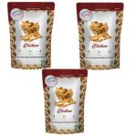 FZYEZY Natural Freeze Dried Chikoo Fruit for Kids and Adults | Camping Vegan snacks dried Healthy Fruit | Survival food |freeze-dried Sapota fruits slices|Pantry groceries dehydrated snacks| 250 gm Pack of 3 | 750 gm