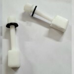 Elegant Casa Toilet Seat Cover (white) Screw Hinges(95mm)