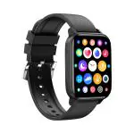 AeoFit OMEGA Smartwatch (Black Strap, Regular)