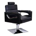 DbZ DYNAMIC BEAUTY ZONE Events Leather Beauty Parlor Chair,Salon Chair/Barber/Makeup/Makeover Bride Bridegroom Chair, Cushioned Seat Back, with Hydraulic & Push Back System