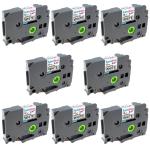 HAIDERY HARDWARE AUTM SamshionWhite Compatible Label Tape Replacement for BrotherP Touch Tze Tapes, 12mm 0.47 White Laminated Tape Tze231 (or Tz-231)P Touch PTH110, PTD210, PTD600, PT-D450 PT Label Maker, 26.2 ft, 8 Pack