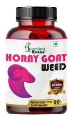 Humming Herbs Horny Goat Weed & Maca Root, Tribulus Terrestris, Ashwagandha, Tongkat Ali, Panax Ginseng, and Black Pepper- 8250mg Equivalent - 3 Months Supply - 90 Capsules