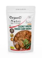 OrganoNutri Kerala Coconut Varutha Chicken Curry Masala | 100g | Packed in reclosable eco-zipper pouch