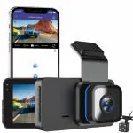 QIWA Dual Channel Dash Camera - 2K Video | Front and Rear Cameras | WiFi | GPS Logger | Emergency Recording, Night Vision, Back Parking Assistance | 1 TB Sd Card Supported Dashboard Cam