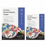 Paper Pep White A4 & A5 Mixed Media Paper 200 gsm (Pack of 36)