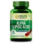 Himalayan Organics Alpha Lipoic Acid 300mg | Boost Liver Function, Healthy Blood Sugar, Antioxidant | 60 Veg Tablets