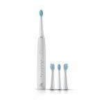 nexlev Sparkle Pro Electric Toothbrush | 4 Replaceable Brushheads With Cover | 30000 Vibrations/Minute | For Men & Women | Universal Type C Charging | Etc-04 Wh, Adult, White, Pack Of 1