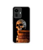 Casotec Skull Magic Candles Books Design Printed Silicon Soft TPU Back Case Cover iQOO Z6 Lite 5G