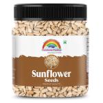 RAINBOW Premium Raw Sunflower Seeds for Eating | Rich in Nutrient, Fibre and Protein | All-Natural Seed | Antioxidant Immunity Booster | Super Healthy Low in Calorie Diet Snack 500 gram
