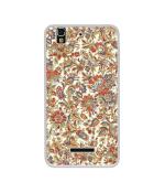Casotec Floral Design Printed Silicon Soft TPU Back Case Cover for Yu Yureka