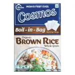 Cosmos Boil-in-Bag Organic Brown Rice (500 grams) Ready-to-Cook Sona masuri Premium