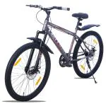 EAST COAST INVINCIBLE 26T Cycle 26 T Mountain/Hardtail Cycle (Single Speed, Grey)