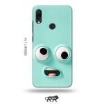 Tweakymod Printed Funny FAce Emoji Back Cover For Redmi 7