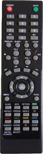 Xpecial Remote Controller for Sansui and Videcon LED (Grey)