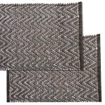 Elegant Weavers Welcome Mats | Door Mats for Home | (40X60 CM), Grey, Pack of 2