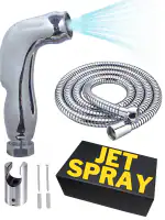 ENNIUS Jet Spray for Toilet Ennius Portable Jet Spray for Toilet - for Multipurpose Use | Portable Bathroom Jet Spray - High Pressure Faucet Gun with Hose & Wall Hook (Complete Set) (Pack of 1)