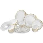 cello Pack of 29 Opalware Ariana Carrara White 29 Pcs Dinner Set (White, Microwave Safe)