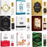 The Rupawat perfumery house Attar Kasturi Aquatic Sandal Magnum Musk Oudh Rose Kesar Chandan Mogra 6ml Floral Attar (Natural)