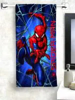 Athom Trendz Marvel Spiderman Kids Bath Towel 350 GSM 60x120 cm