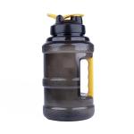 Crevizon Gallon Water Bottle with Handel And Time Marker, Wide Mouth Leakproof BPA Free Reusable 2.5L Large Water Jug Ideal for Travel Camping