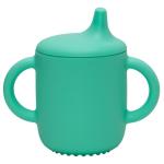 Adore Beast! The Silicon Spout Sipper with Twin Handle 180ml- Green