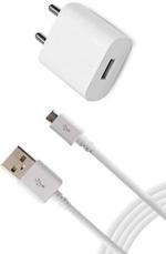 Badger Wall Charger Accessory Combo for Compatible for Huawei Honor Holly 2 Plus with Data Transfer & Fast Charging Cable (White)