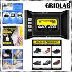 GRIDLAB White Sneaker Shoe Cleaning Wipes Instant Sneaker Cleaner Dirt & Stains - These Disposable Shoe Cleaning Wipes
