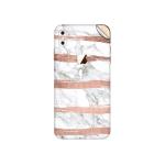 GADGETSWRAP Printed Vinyl Skin Sticker for Apple iPhone Xs Max - Marble n Rose Gold