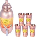 Shivshakti Arts SSA-2279-2-5 Jug Glass Set (Copper)