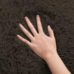 Luxe Home Carpet Rabbit Fur 1000 GSM Bedroom Mats Anti Skid Water Absorbent Easy Machine Washable Marino Rug for Living Room ( Chocolate , 90 Cm x 150 Cm , Pack of 1 )