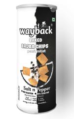 Wayback Crunchy Bajara Salt N Pepper Millet Chips 150 G